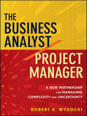 cover image of The Business Analyst/Project Manager